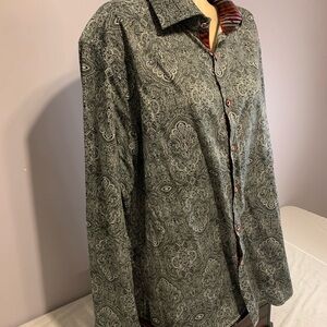 Mens Stone Rose dress and casual button long sleeve shirt